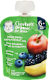 Bio gyümölcspüré alma-banán-áfonya-szeder, 6 hónapos kortól Gerber Organic