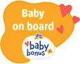 Sticker auto baby on board keine Marke