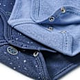 Bodys Langarm mit Weltraum-Motiv, blau, Gr. 74/80 ALANA