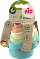 Stapelbecher Set play green bunt 5tlg Nip