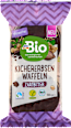Kichererbsen Waffeln mit Zartbitterschokolade dmBio