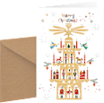 Grußkarte Pure Weihnachten, Mehrstückpackung CACTUS