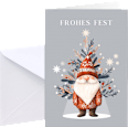 Grußkarte Weihnachten modern, Mehrstückpackung CACTUS