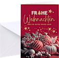 Grußkarte Weihnachten klassisch, Mehrstückpackung CACTUS