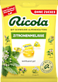 Bonbons Schweizer Alpenkräuter Zitronenmelisse zuckerfrei Ricola
