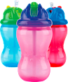 Pahar cu pai Nuby Flip-it 12 luni+, 360ml Nûby