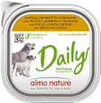 Cibo per cani Daily con pollo, prosciutto e formaggio almo nature