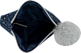 Kosmetiktasche mit Glitzersteinen manòu
