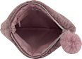 Kosmetiktasche in Felloptik altrosa manòu