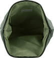 Kosmetiktasche in Samtoptik grün manòu
