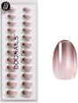 Künstliche Nägel, Soft Gel Press Ons Brownie Short Round  Doonails