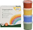 Fingermalfarbe Set (4 x 120 g) Grünspecht