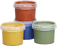Fingermalfarbe Set (4 x 120 g) Grünspecht
