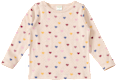 Langarmshirt mit Herz-Muster & Ajour-Struktur, beige, Gr. 92 ALANA