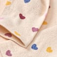 Langarmshirt mit Herz-Muster & Ajour-Struktur, beige, Gr. 92 ALANA