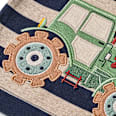 Langarmshirt mit Traktor-Applikation, blau & beige, Gr. 92 ALANA