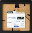 Quadratrahmen Mini 10x10 schwarz Paradies