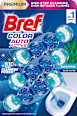 Тоалетно блокче Color Auto Active, 3x50g Bref
