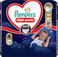 Éjszakai bugyipelenka, 4-es méret, 9-15kg Pampers night pants