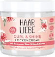 Lockencreme Curl & Shine mit Reiswasser, Shea- & Mandelbutter HAARLIEBE