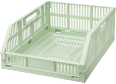 Organizer aus Kunststoff, faltbar mint (34x26x12 cm) dm home