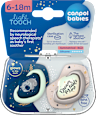 Smoczek silikonowy, symetryczny Light Touch 6-18m Sleepy Koala, niebieski Canpol babies