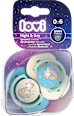 Smoczek 0-6m Night&Day Boy LOVI