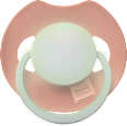 Smoczek silikonowy, dynamiczny Prime 6-18m Ivory Glow/Blush Glow LOVI