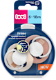 Smoczek silikonowy, dynamiczny Prime 6-18m Ivory Glow/Blush Glow LOVI