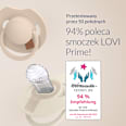 Smoczek silikonowy, dynamiczny Prime 6-18m Ivory Glow/Blush Glow LOVI