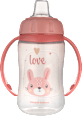 Kubek treningowy z miękkim ustnikiem 320 ml Cute Animals różowy Canpol babies