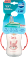 Kubek treningowy z miękkim ustnikiem 320 ml Cute Animals różowy Canpol babies