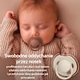 Smoczek silikonowy, dynamiczny Prime 6-18m Ivory Glow/Blush Glow LOVI