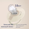 Smoczek silikonowy, dynamiczny Prime 6-18m Ivory Glow/Blush Glow LOVI