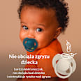 Smoczek silikonowy, dynamiczny Prime 6-18m Ivory Glow/Blush Glow LOVI