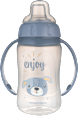 Kubek treningowy z miękkim ustnikiem 320 ml Cute Animals niebieski Canpol babies