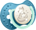 Smoczek silikonowy dynamiczny 6-18 m Night & Day Boy LOVI