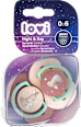 Smoczek 0-6m Night&Day Girl LOVI