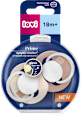 Smoczek silikonowy, dynamiczny Prime 18m+ Ivory Glow/Blush Glow LOVI