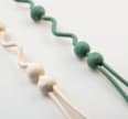 Set lănțișoare de silicon pentru suzetă, verde  babysnugg