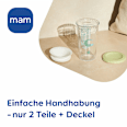 Trinkbecher Easy to Drink Cup Zebra ab 8+ Monaten mam