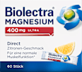 Biolectra Magnesium 400mg Ultra Direct Zitrone Stick 60 St Biolectra