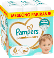 Plenice velikost 6 - mesečno pakiranje (13-18 kg) Pampers Premium Care