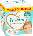Plenice velikost 4 - mesečno pakiranje (9-14 kg) Pampers Premium Care