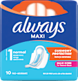 Hygienické vložky classic clean feel protection normal always