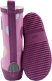 Gummistiefel mit Herz-Muster, rosa, Gr. 26/27 Mikk-Line