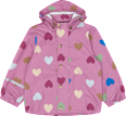 Regenjacke mit Herz-Muster, rosa, Gr. 86/92 Mikk-Line