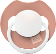 Smoczek silikonowy, dynamiczny Prime 18m+ Ivory Glow/Blush Glow LOVI
