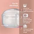 Smoczek silikonowy, dynamiczny Prime 18m+ Ivory Glow/Blush Glow LOVI