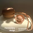 Smoczek silikonowy, dynamiczny Prime 18m+ Ivory Glow/Blush Glow LOVI